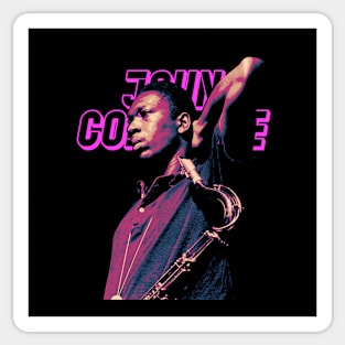 John Coltrane Blues Vintage Sticker